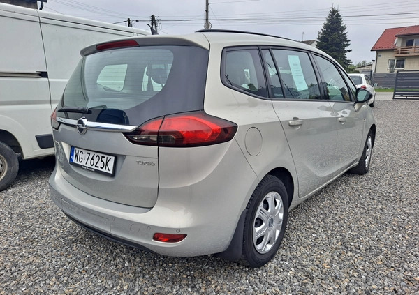 Opel Zafira cena 33900 przebieg: 131000, rok produkcji 2012 z Połczyn-Zdrój małe 232